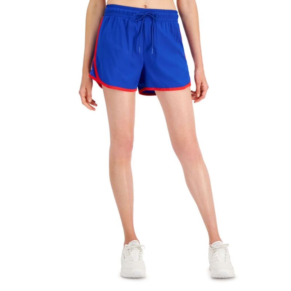 ID Ideology Womens Contrast Trim Shorts